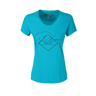 Pikeur YVA Rundhals-Shirt caribbian sea Gr. 38