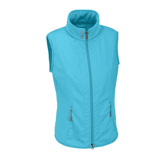 Pikeur INKA Softshell-Weste Damenweste caribbian sea 42