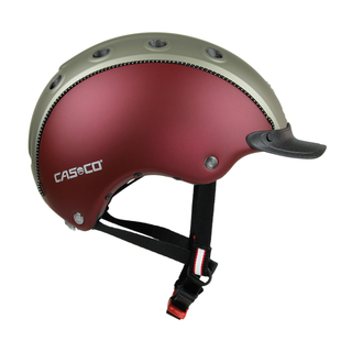 Casco Choice Turnier Reithelm dunkelrot-olive matt Gre 52-56