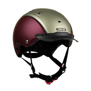 Casco Choice Turnier Reithelm dunkelrot-olive matt Gre 52-56