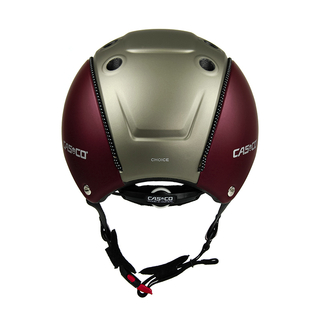 Casco Choice Turnier Reithelm dunkelrot-olive matt Gre 52-56