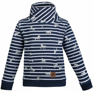 HKM Sweater Silver Horses Kinderpullover mit Pferdemotiv