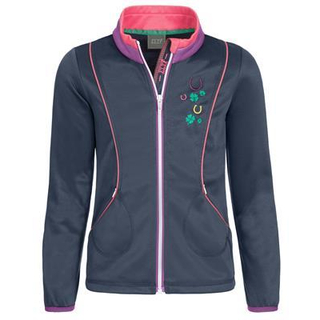 ELT Kinderfleecejacke Lucky Jule nachtblau Gr.116-122