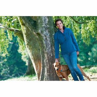 Owney Damen Doubleface Fleecejacke Juneau Farbe petrol Gr. XS