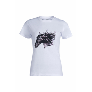 HKM T-Shirt Dark HorseT-Shirt mit Motiv kurzarm Farbe white